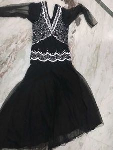 Elegant Black Ethnic Gown