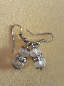 Soft White Earring