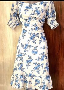 Floral Print Midi Dress❤️🌸