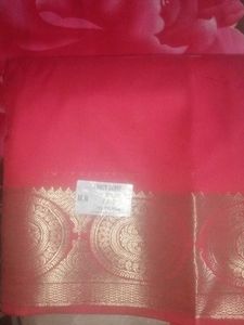 Elegant Red Saree