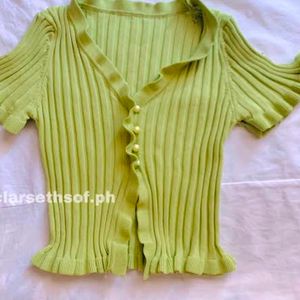 💥PRICE DROP💥Blackpink Jennie Green Crop Top