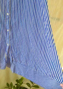 Striped Shirt Dress