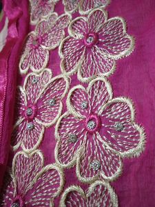 Kurti Palazzo With Dupatta Set (New) Embroidery Wo