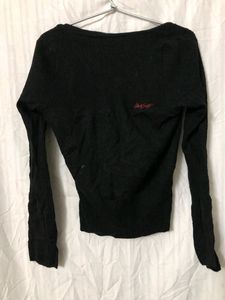 Black Long Sleeves Top