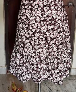 Floral Print Mini Dress🦄🦋🎀