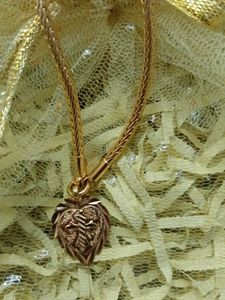 Gold Chain  with Heart Pendant