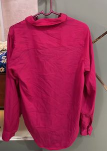 Zara Pink Button-Down Shirt