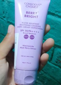 Conscious Chemist Berry Bright Sunscreen