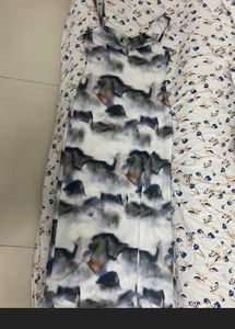 Abstract Print Maxi Dress