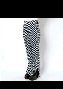 Checkered Flare Leg trousers 🦓⬛⬜