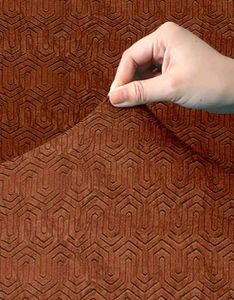 Textured Brown Rug