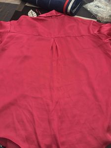 Zara Pink Button-Down Shirt