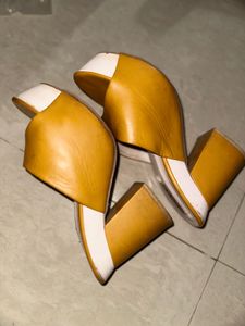 ELLE Yellow Heels Size 37