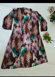 Brand New Long Floral Overcoat 30 Off On Shipping