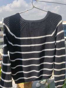 Striped Knit Sweater