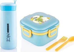 Cute Kids Lunch Box &amp; Thermos Set