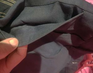 Wide Leg Bellbottom Dark Grey Trousers