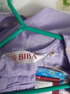 Lavender Kurta biba with price tag Length 47