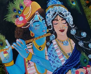 Radha Krishna Painting