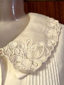 Vintage Embroidered With Pearl Buttons Shirt❤️