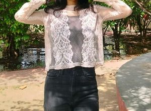 Lace Long Sleeve Top