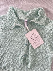 Mint Green Cropped Top