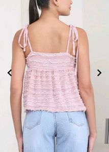 Pink Sleeveless Top
