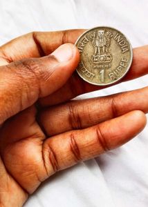 Old One Rupee Indian Currency (Coin)