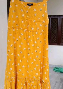 Floral Yellow Sundress