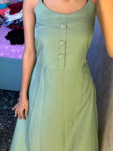 Olive Green Sundress