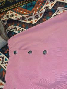 Cute Pink Mini Wrap Skort