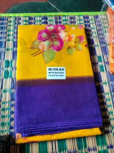 Elegant Floral Saree
