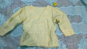 Eyelet Wrap Top