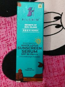 Pilgrim White Lotus Sunscreen Serum Spf30pa+++