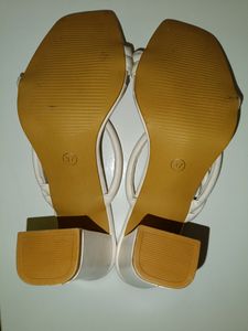 Women White Solid Heels - Heels for Women