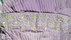 Lavender Embellished Indian Outfit