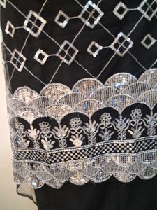 Elegant Black Dress Material