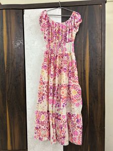 Floral Smocked Maxi