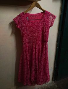Pink Lace Dress