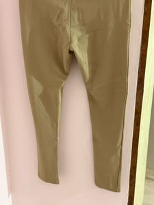 Chic Khaki Tailored Trousers