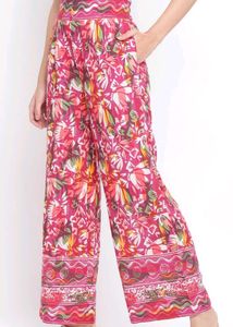 Floral Wide Leg Pants