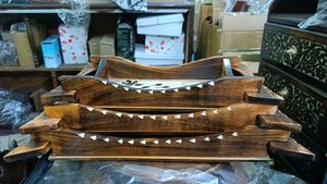 New Designer Wooden Tray Set