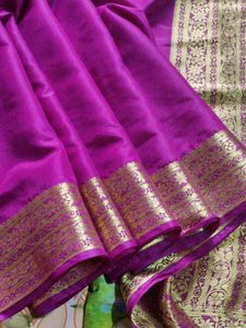 Elegant Purple Saree