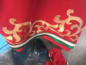 Red Readymade Saree Blouse