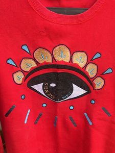 Kenzo Paris Red &#39;Eye&#39; Sweatshirt