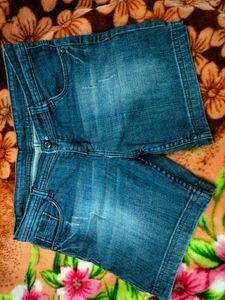 Blue Shorts For Party Beach Wear