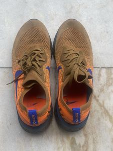 Nike Epic React Flyknit Running Shoes Orange/Blue