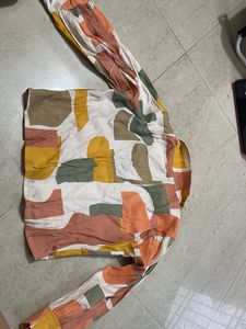 Patterned Long Sleeve Top