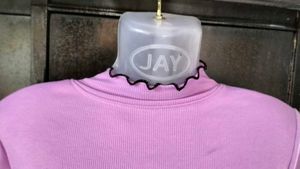 Women Casual Lavender Full Sleeves Top