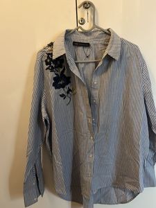 Striped Embroidered Shirt